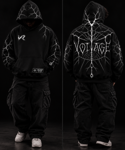VOLTAGE RACING | HOODIE BLACK