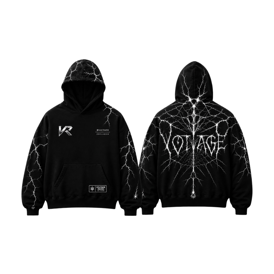 VOLTAGE RACING | HOODIE BLACK