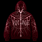 VOLTAGE RACING | HOODIE MAROON