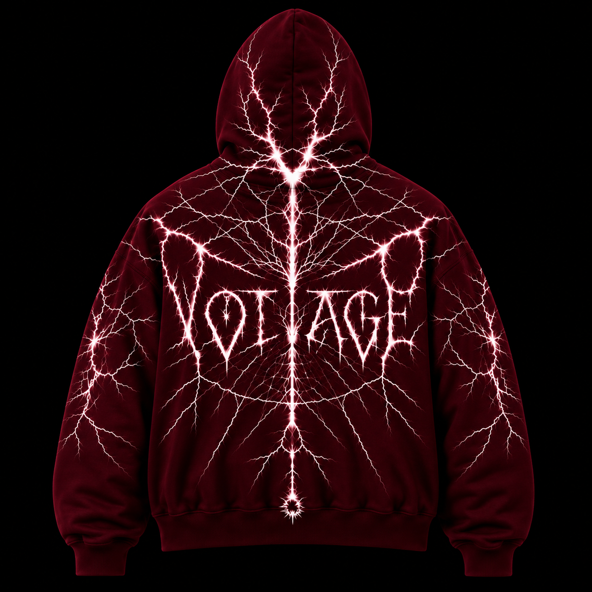 VOLTAGE RACING | HOODIE MAROON