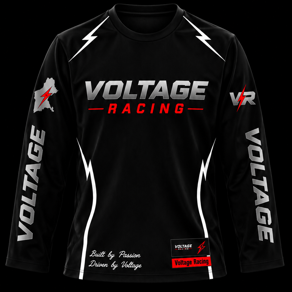 VOLTAGE RACING | JERSEY BLACK